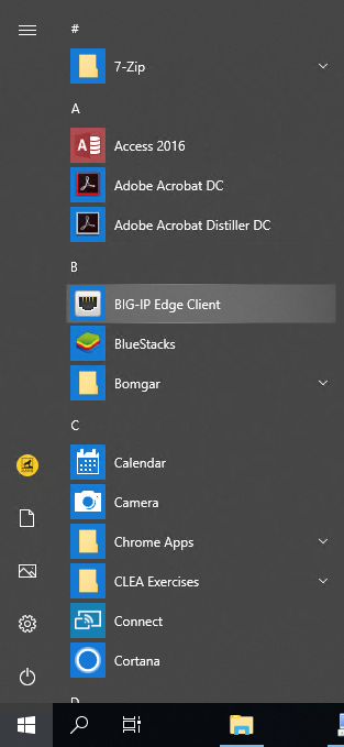 F5 edge client windows 10 desktop version